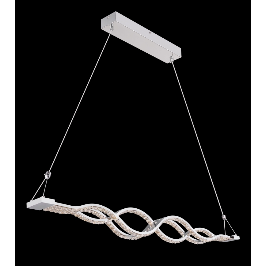 Globo - Candelabro num fio fosco LED 1xLED/30W/230V + controlo remoto