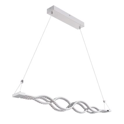 Globo - Candelabro num fio fosco LED 1xLED/30W/230V + controlo remoto