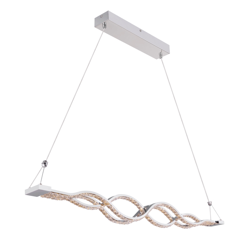 Globo - Candelabro num fio fosco LED 1xLED/30W/230V + controlo remoto