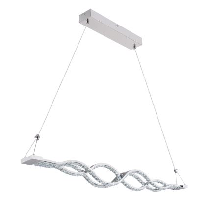 Globo - Candelabro num fio fosco LED 1xLED/30W/230V + controlo remoto