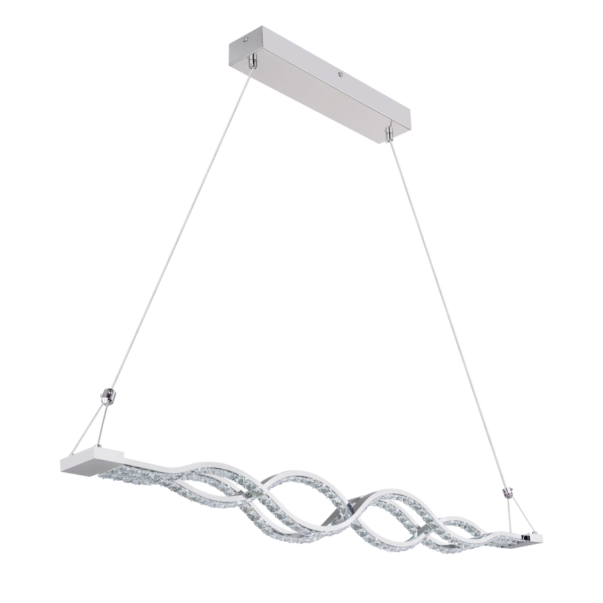 Globo - Candelabro num fio fosco LED 1xLED/30W/230V + controlo remoto
