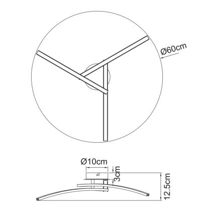 Globo - Candeeiro  integrado LED 3xLED/6W/230V 3000/4000/6000K