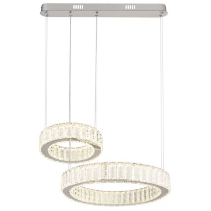 Globo - Candeeiro suspenso LED com regulação LED/80W/230V 2700-6000K + comando