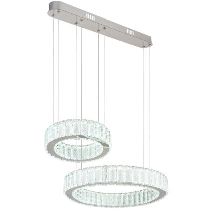 Globo - Lustre LED regulável em cabo LED/80W/230V 2700-6000K + controlo remoto