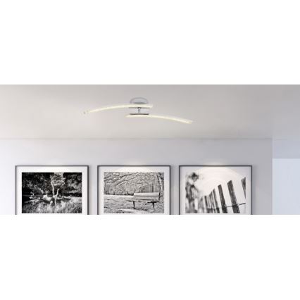 Globo - Candelabro montado à superfície, de casa de banho LED 2xLED/6W/230V IP44