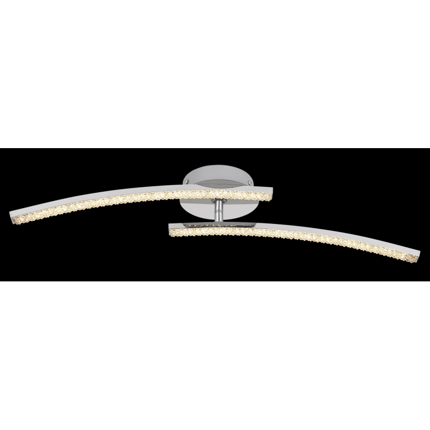 Globo - Candelabro montado à superfície, de casa de banho LED 2xLED/6W/230V IP44