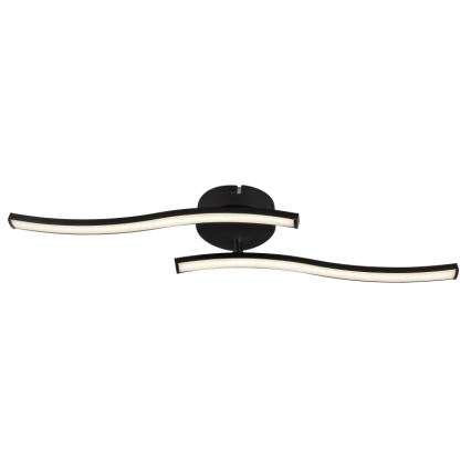 Globo - Iluminação de teto LED 2xLED/6W/230V preto
