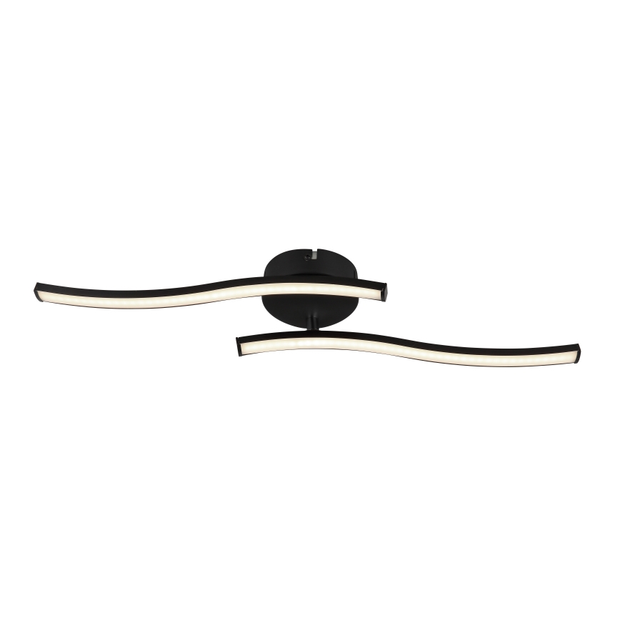 Globo - Iluminação de teto LED 2xLED/6W/230V preto