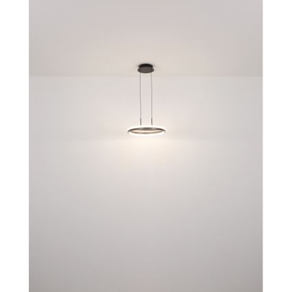 Globo - Candeeiro suspenso LED LED/40W/230V 3000/4000/6000K diâmetro 39,7 cm castanho