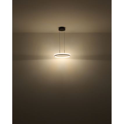 Globo - Candeeiro suspenso LED LED/40W/230V 3000/4000/6000K diâmetro 39,7 cm castanho