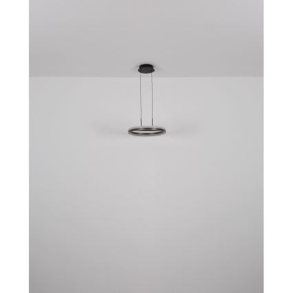 Globo - Candeeiro suspenso LED LED/40W/230V 3000/4000/6000K diâmetro 39,7 cm castanho
