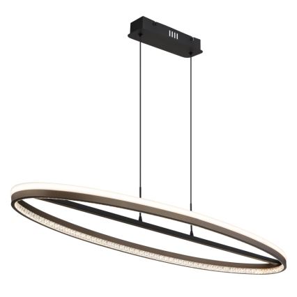 Globo - Candeeiro suspenso LED LED/60W/230V 3000/4000/6000K castanho