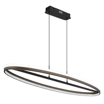 Globo - Candeeiro suspenso LED LED/60W/230V 3000/4000/6000K castanho