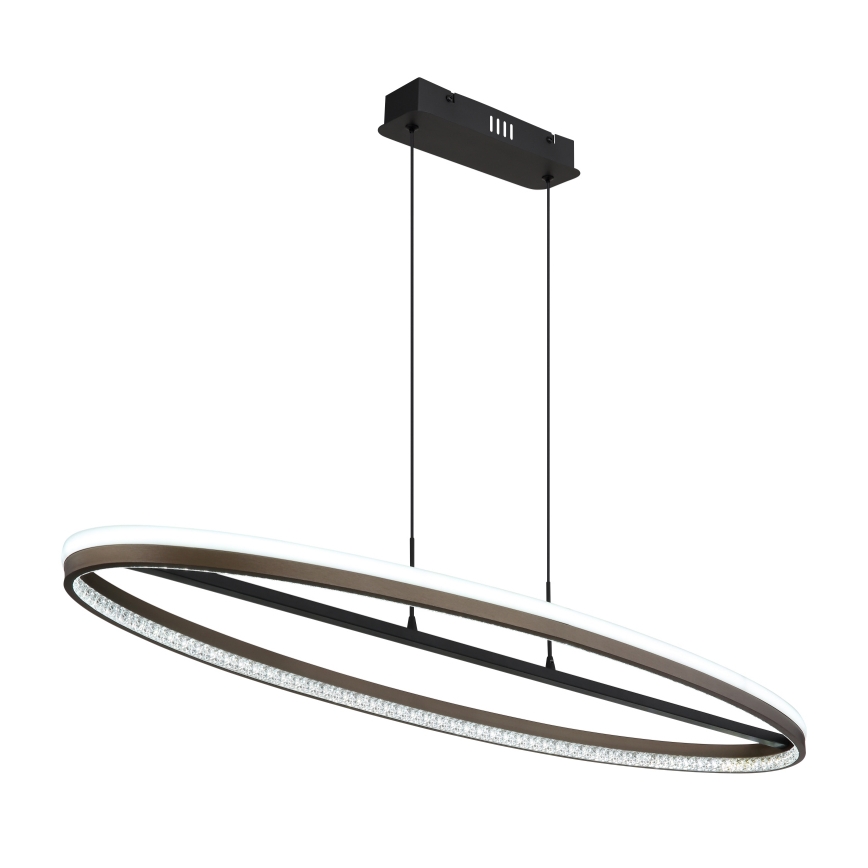 Globo - Candeeiro suspenso LED LED/60W/230V 3000/4000/6000K castanho