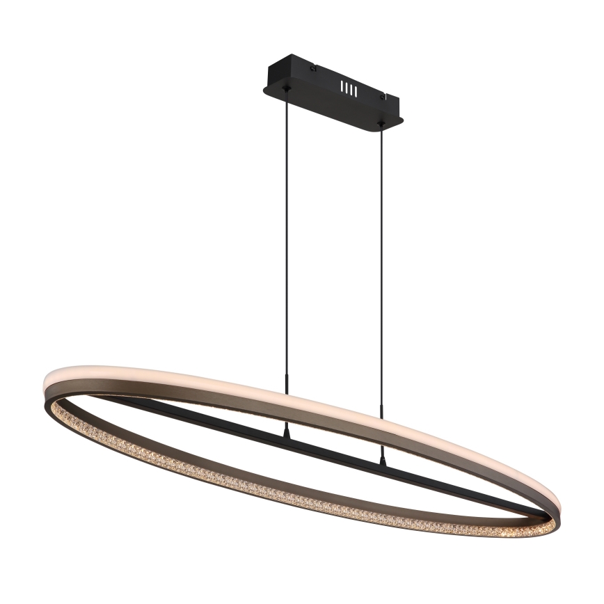 Globo - Candeeiro suspenso LED LED/60W/230V 3000/4000/6000K castanho