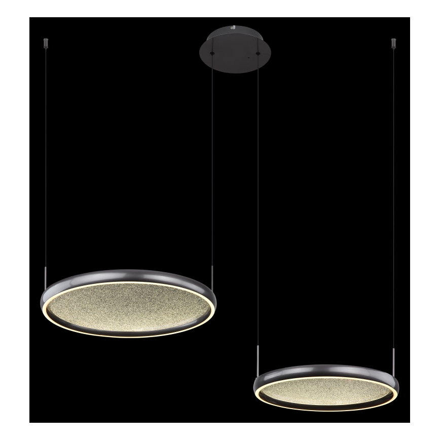 Globo - Candeeiro suspenso LED com regulação LED/50W/230V 2700-6000K preto + comando
