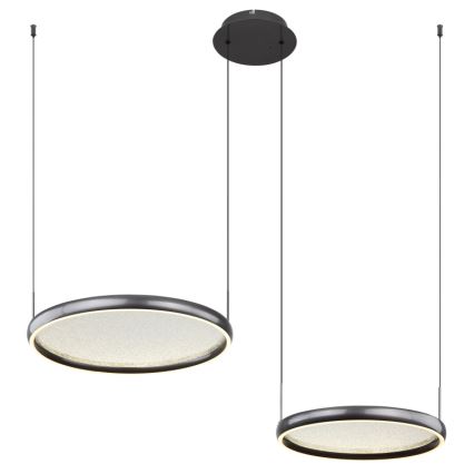 Globo - Candeeiro suspenso LED com regulação LED/50W/230V 2700-6000K preto + comando