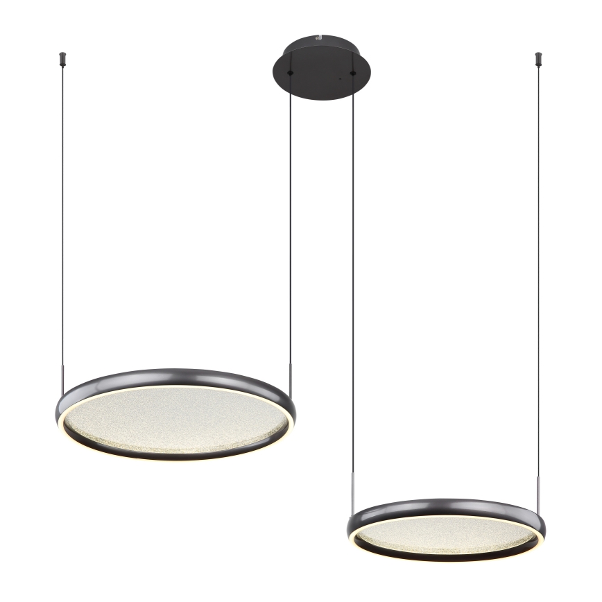 Globo - Candeeiro suspenso LED com regulação LED/50W/230V 2700-6000K preto + comando