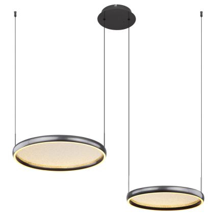Globo - Candeeiro suspenso LED com regulação LED/50W/230V 2700-6000K preto + comando