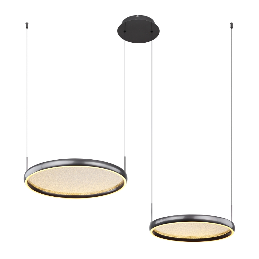 Globo - Candeeiro suspenso LED com regulação LED/50W/230V 2700-6000K preto + comando