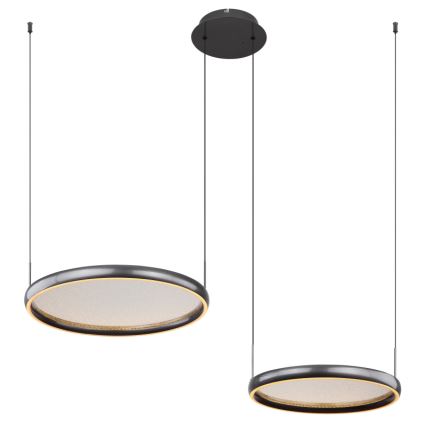 Globo - Candeeiro suspenso LED com regulação LED/50W/230V 2700-6000K preto + comando