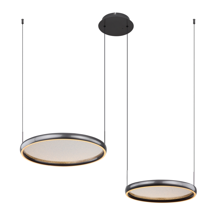 Globo - Candeeiro suspenso LED com regulação LED/50W/230V 2700-6000K preto + comando