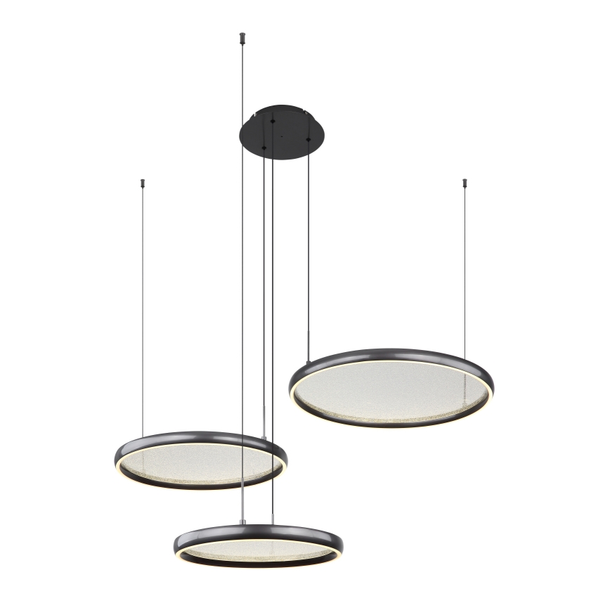 Globo - Candeeiro suspenso LED com regulação LED/55W/230V 2700-6000K preto + comando