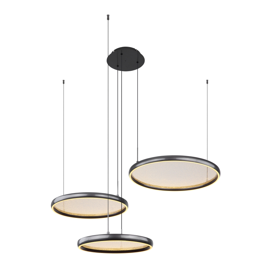Globo - Candeeiro suspenso LED com regulação LED/55W/230V 2700-6000K preto + comando