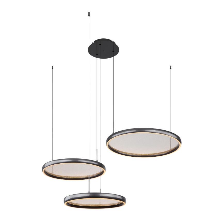 Globo - Candeeiro suspenso LED com regulação LED/55W/230V 2700-6000K preto + comando