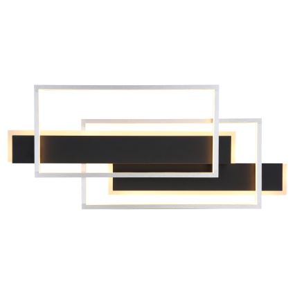 Globo - Iluminação de teto LED LED/40W/230V 62x27 cm cromado mate/preto