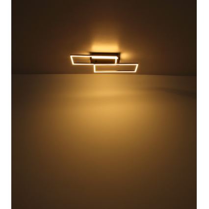 Globo - Iluminação de teto LED LED/40W/230V 62x27 cm cromado mate/preto