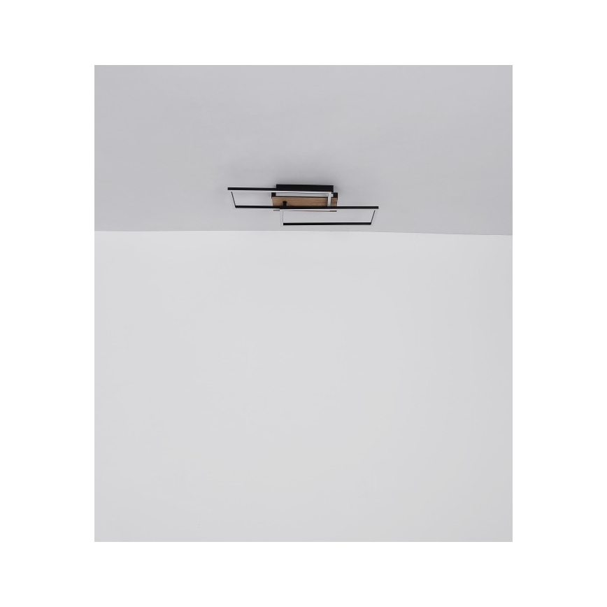 Globo - Iluminação de teto LED LED/40W/230V 62x27 cm cromado mate/preto
