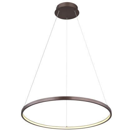 Globo - Candelabro suspenso LED LED/29W/230V castanho