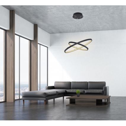 Globo - Candelabro suspenso LED com regulação 2xLED/21W/230V