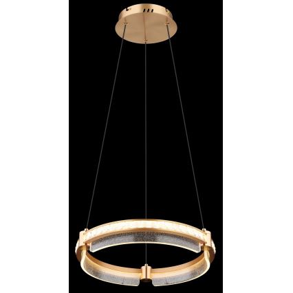 Globo - Candeeiro de cristal suspenso LED regulável LED/36W/230V 2700K-6000K + comando