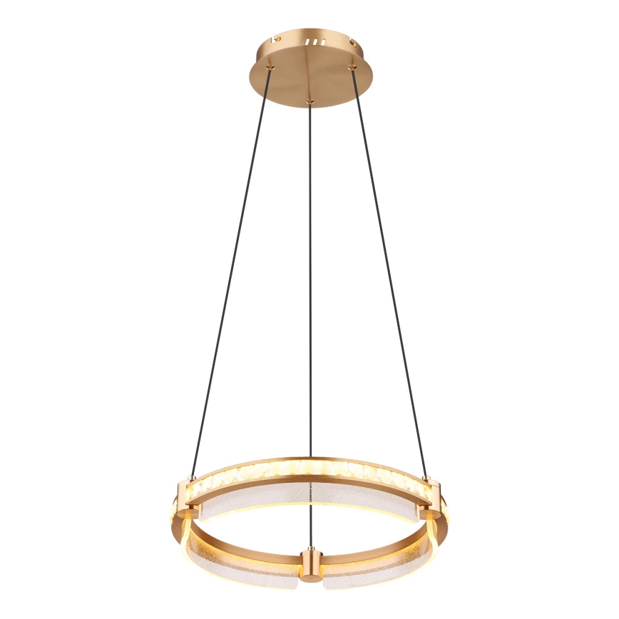 Globo - Candeeiro de cristal suspenso LED regulável LED/36W/230V 2700K-6000K + comando