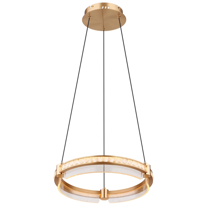 Globo - Candeeiro de cristal suspenso LED regulável LED/36W/230V 2700K-6000K + comando
