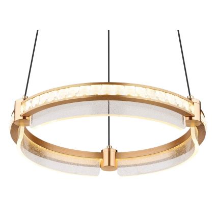 Globo - Candeeiro de cristal suspenso LED regulável LED/36W/230V 2700K-6000K + comando