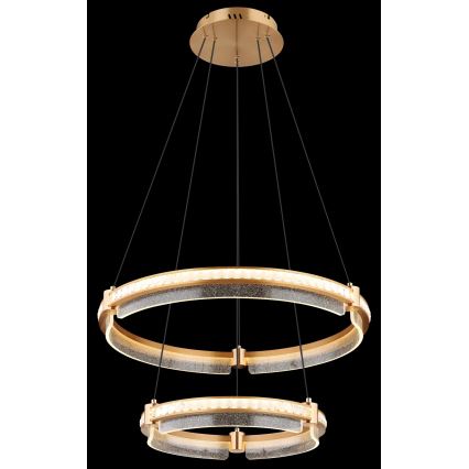 Globo - Candeeiro de cristal suspenso LED regulável  LED/78W/230V 2700K-6000K + comando