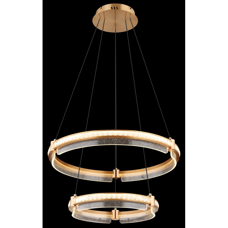 Globo - Candeeiro de cristal suspenso LED regulável  LED/78W/230V 2700K-6000K + comando