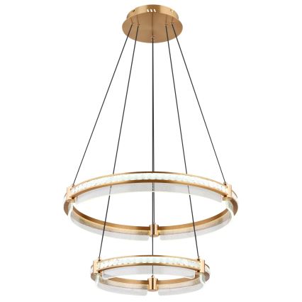 Globo - Candeeiro de cristal suspenso LED regulável  LED/78W/230V 2700K-6000K + comando