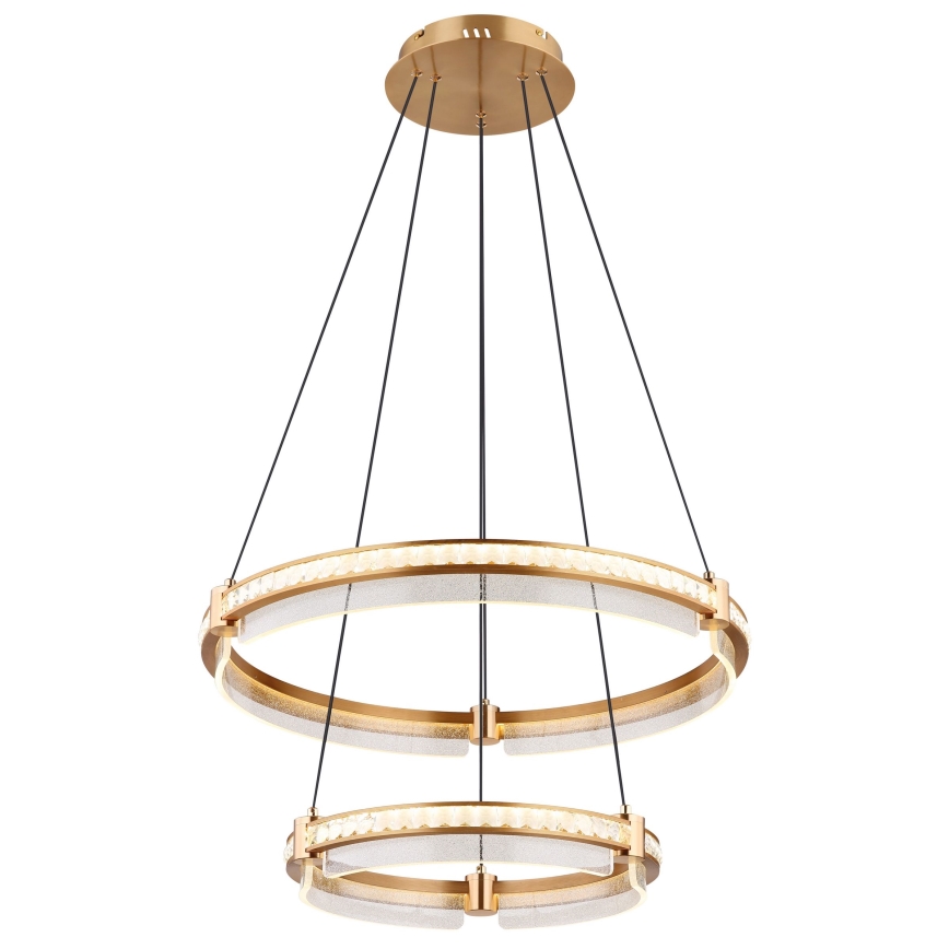 Globo - Candeeiro de cristal suspenso LED regulável  LED/78W/230V 2700K-6000K + comando