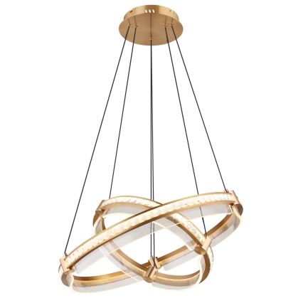Globo - Candeeiro de cristal suspenso LED regulável  LED/78W/230V 2700K-6000K + comando