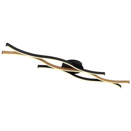 Globo - Candelabro integrado LED LED/35W/230V preto/castanho