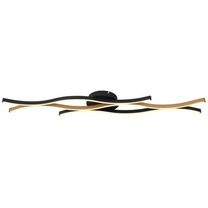 Globo - Candelabro integrado LED LED/35W/230V preto/castanho