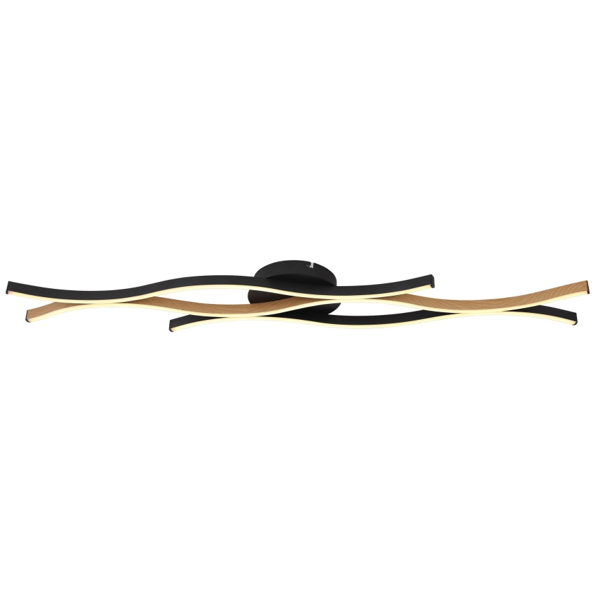 Globo - Candelabro integrado LED LED/35W/230V preto/castanho