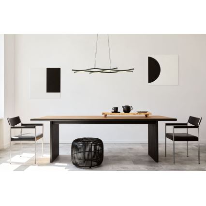Globo - Candelabro suspenso LED LED/35W/230V preto