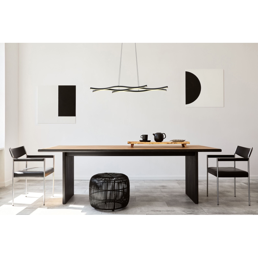 Globo - Candelabro suspenso LED LED/35W/230V preto