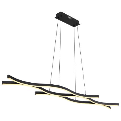 Globo - Candelabro suspenso LED LED/35W/230V preto