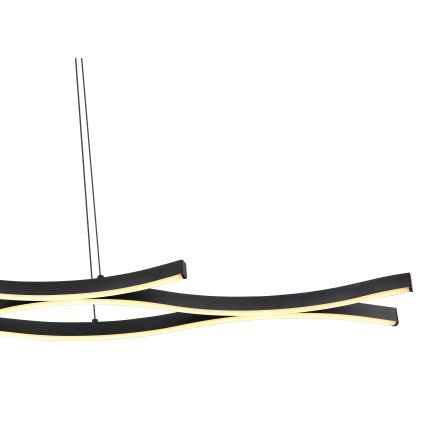 Globo - Candelabro suspenso LED LED/35W/230V preto